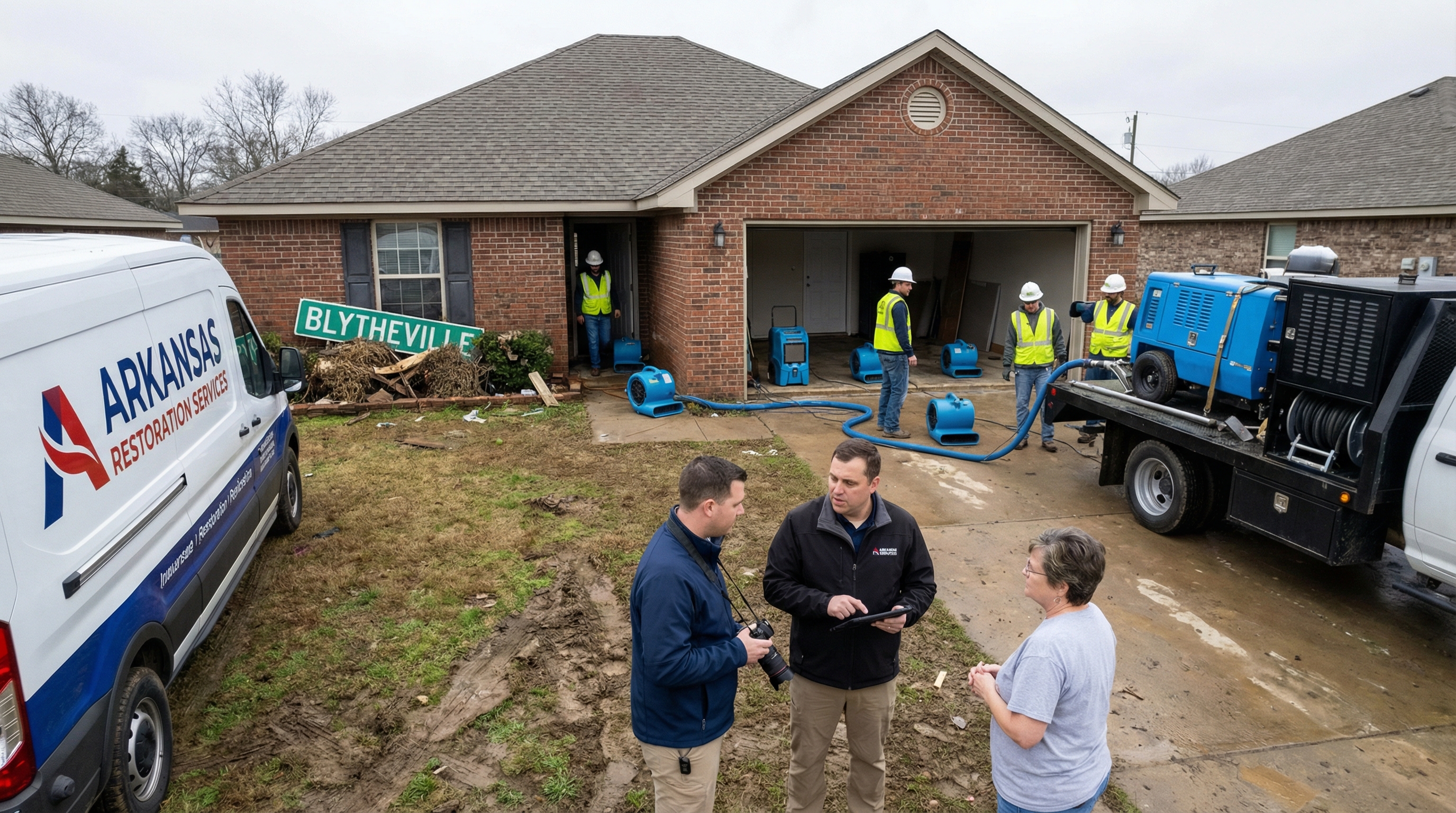 HighGround Disaster Cleanup crew